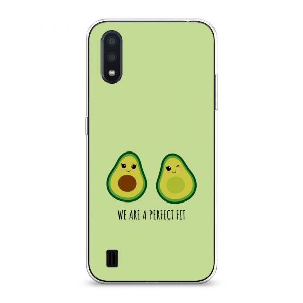 Silicone case A couple of avocados for Samsung Galaxy A01