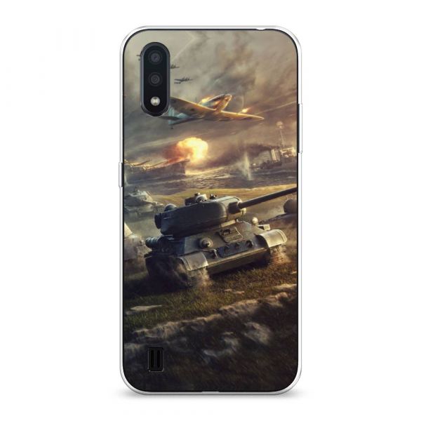 Silicone Case Aviation Support for Samsung Galaxy A01
