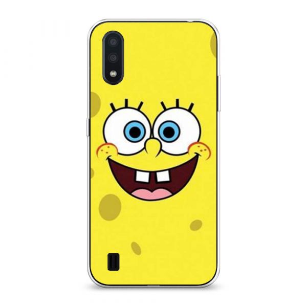 Silicone Case Spongebob Face for Samsung Galaxy A01