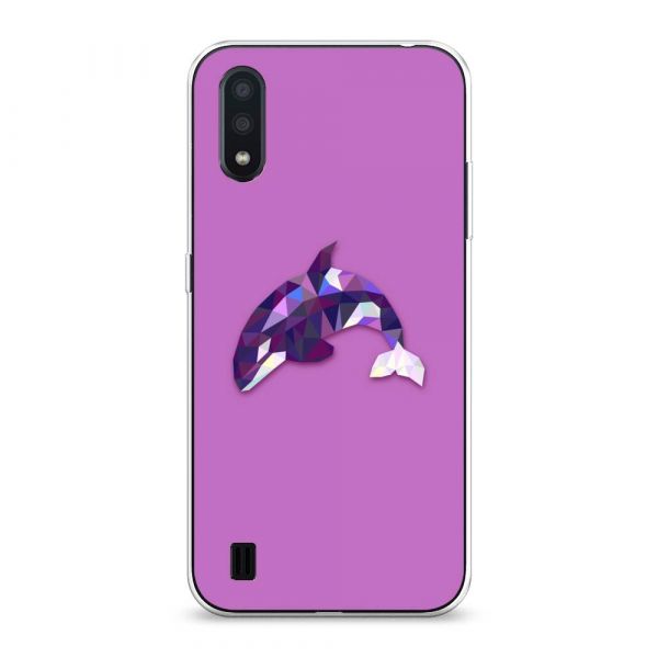 Silicone Case Geometric Dolphin for Samsung Galaxy A01