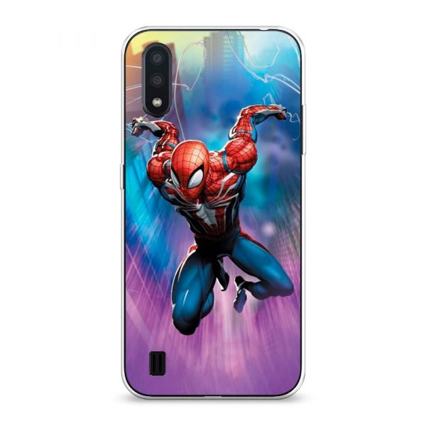 Silicone Case Spider-Man Superhero for Samsung Galaxy A01