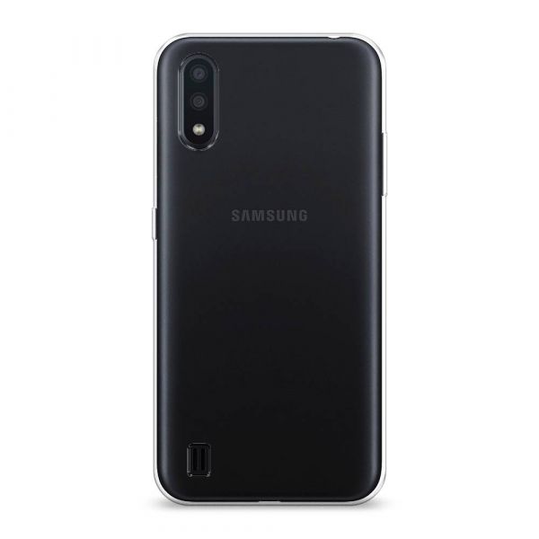 Unprinted silicone case for Samsung Galaxy A01