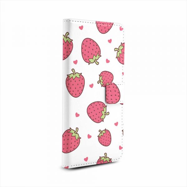 Case-book Strawberry and hearts for Samsung Galaxy A01