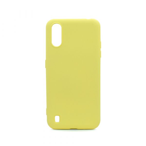 Soft Touch Silicone Lemon Case for Samsung Galaxy A01